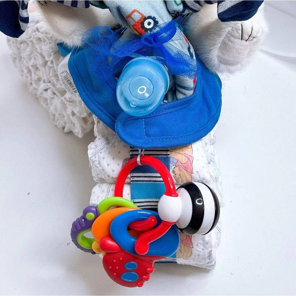 Motorcycle Diaper Cake, Baby Shower Gift